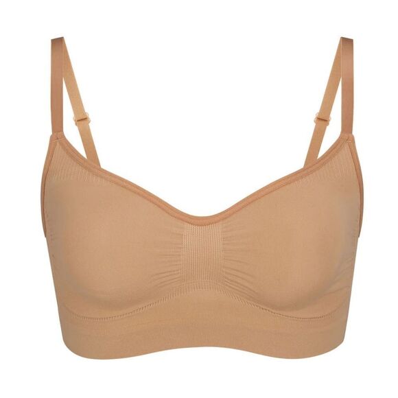 SKIMS Seamless Sculpt Bralette In Onyx Black Bra Sport Athletic Casual Bra - Picture 3 of 7